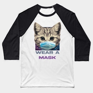 Wear a Mask Baseball T-Shirt